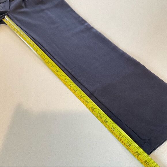 NWT VDP Club Lambs Wool Trouser Pants Women’s S Navy Rhinestone Logo Ankle ITALY - Picture 12 of 13